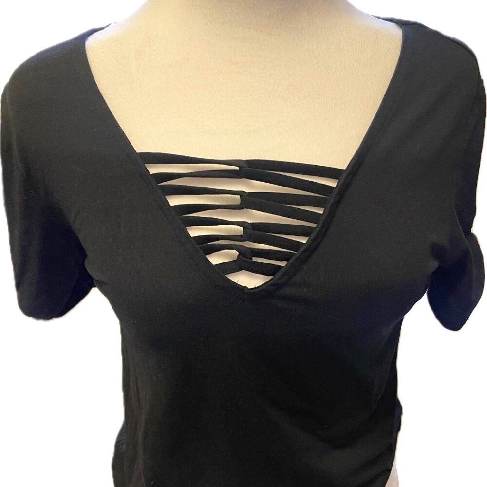 Black Fitted Top